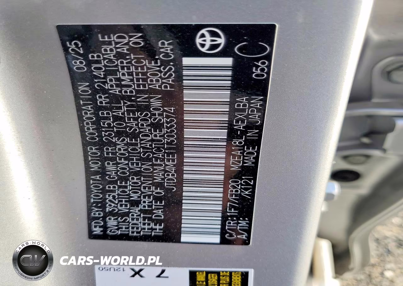 2026 Toyota Corolla Le VIN:JTDB4MEE1T3033374 - 13