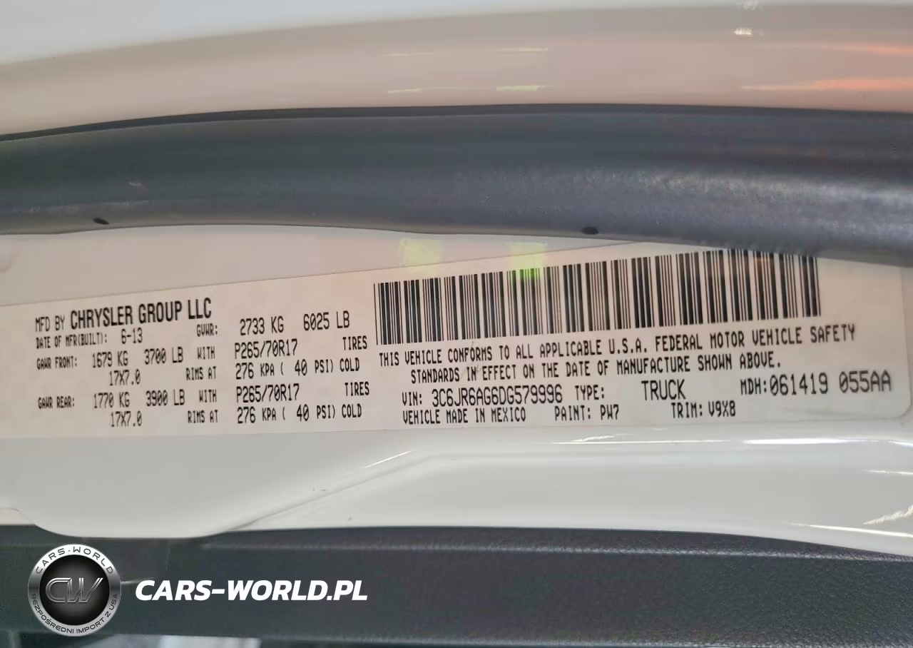 2013 Ram 1500 St VIN:3C6JR6AG6DG579996 - 12
