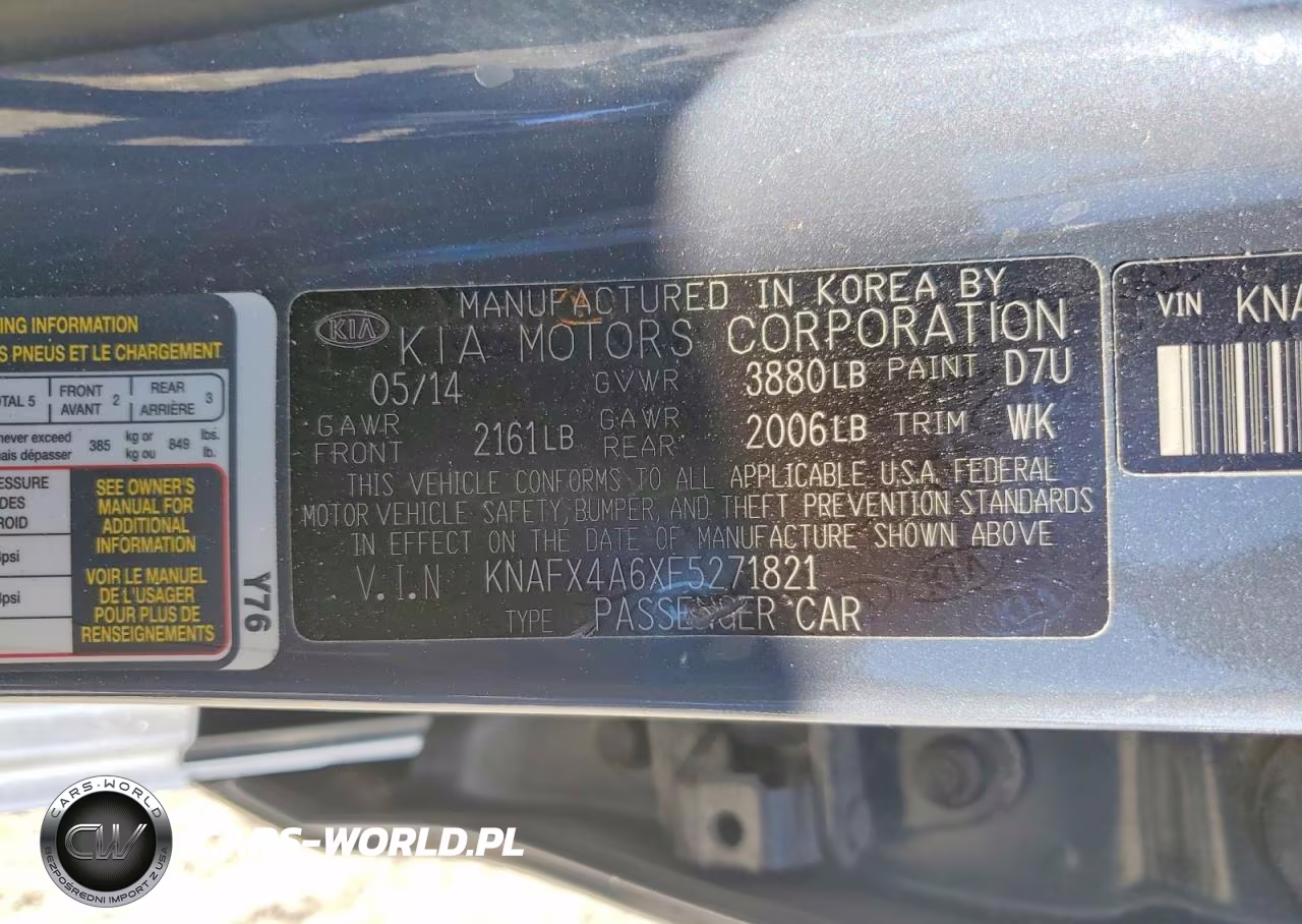 2015 Kia Forte Lx VIN:KNAFX4A6XF5271821 - 12