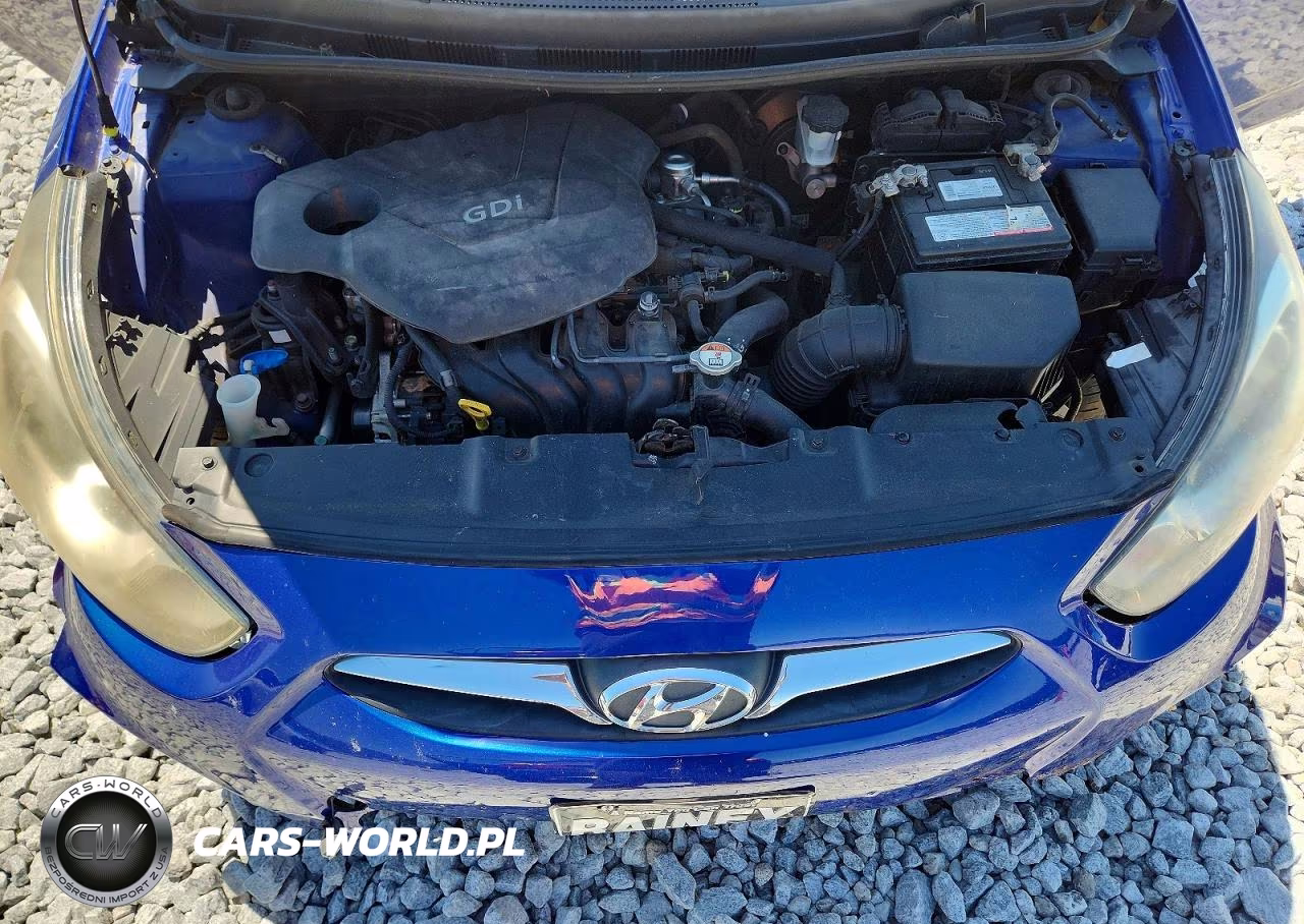 2013 Hyundai Accent Gls VIN:KMHCU4AE0DU313255 - 11