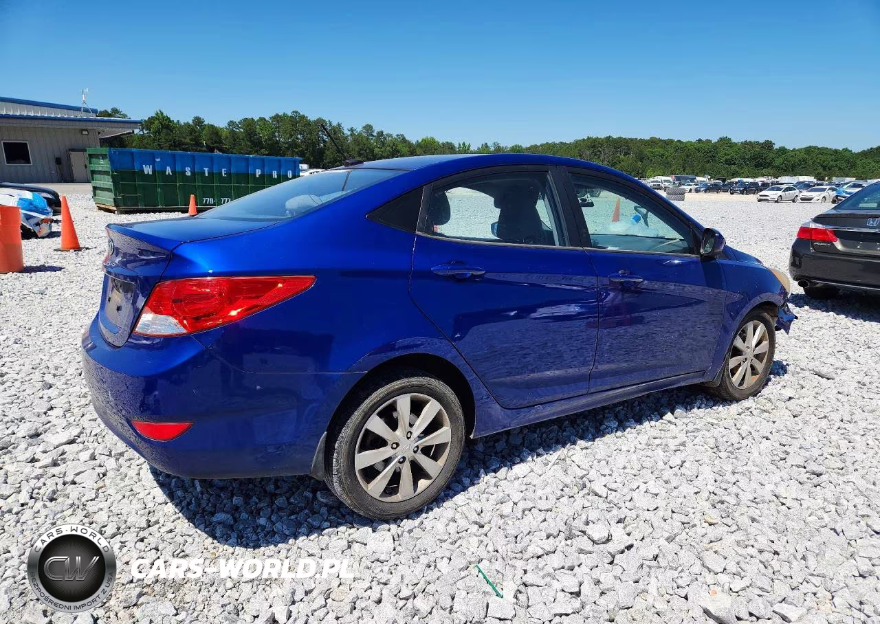 2013 Hyundai Accent Gls VIN:KMHCU4AE0DU313255 - 3