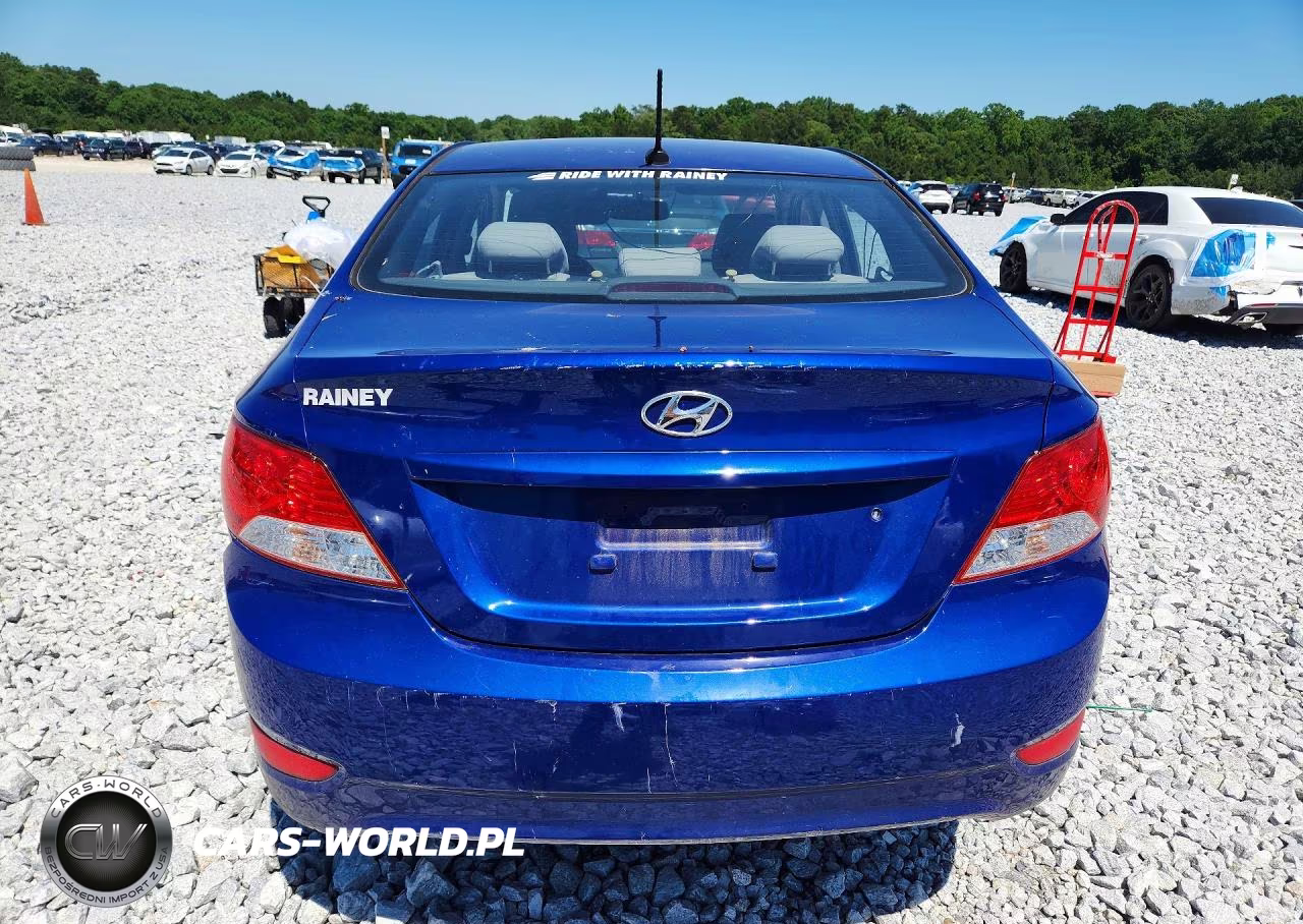 2013 Hyundai Accent Gls VIN:KMHCU4AE0DU313255 - 6