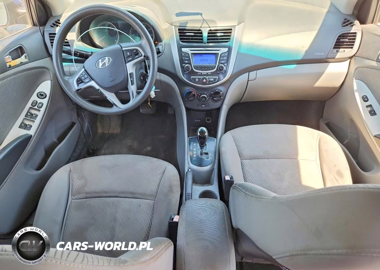 2013 Hyundai Accent Gls VIN:KMHCU4AE0DU313255 - 8