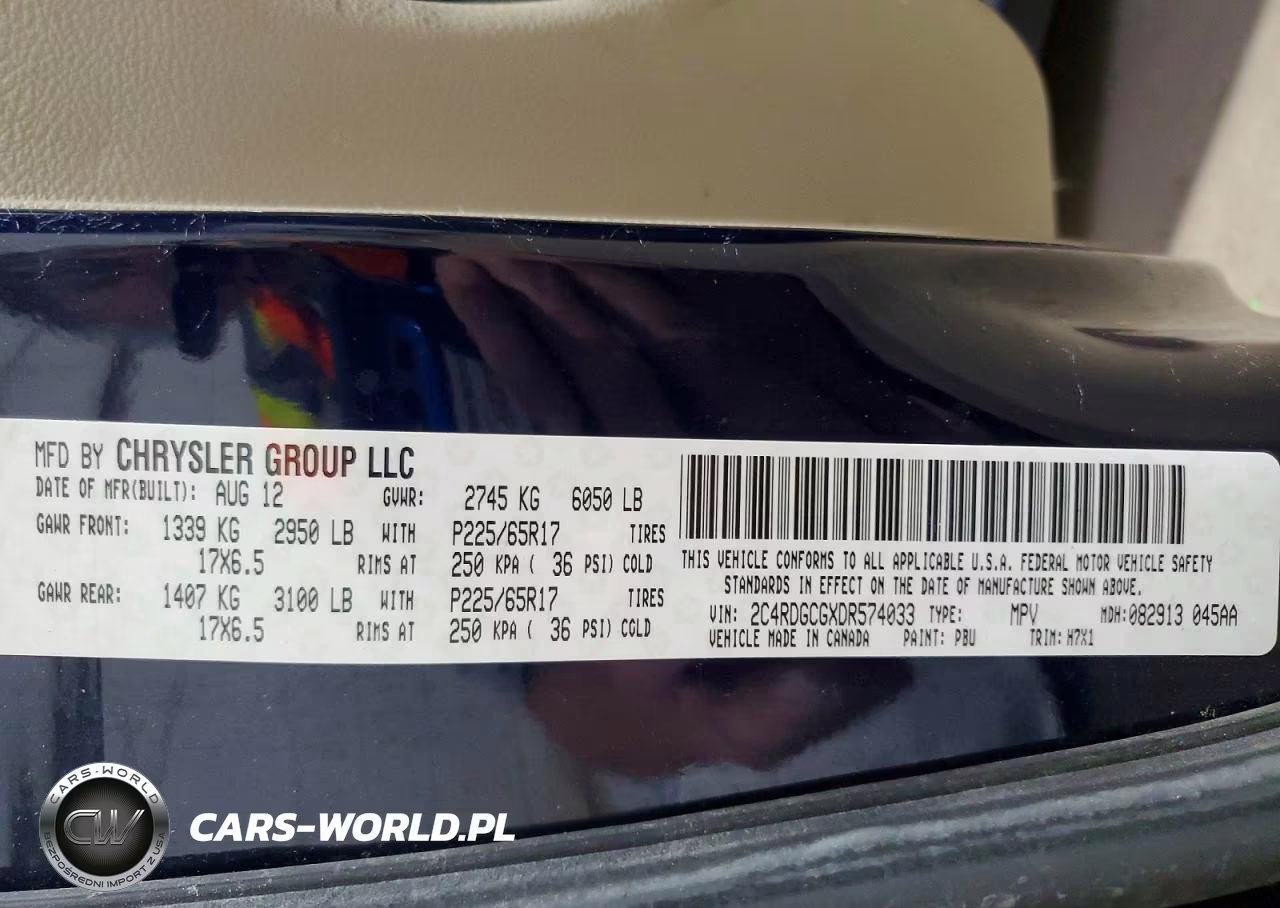2013 Dodge Grand Caravan Sxt VIN:2C4RDGCGXDR574033 - 14