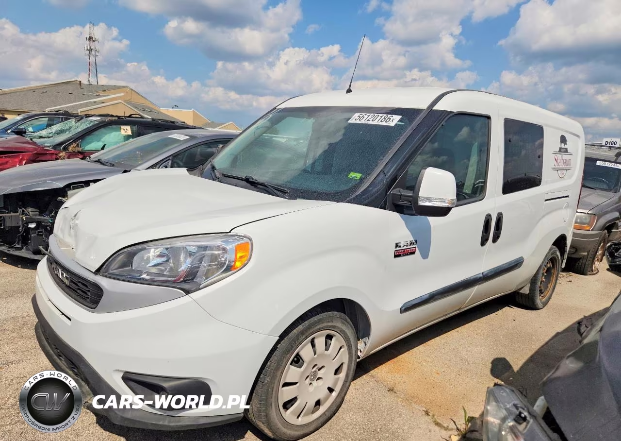 2019 Ram Promaster City Slt Delivery Van VIN:ZFBHRFBB7K6M34235 - 1