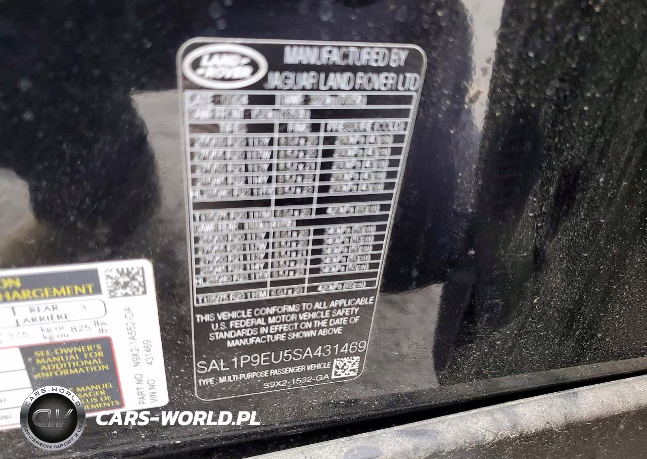 2025 Land Rover Range Rover Sport Se VIN:SAL1P9EU5SA431469 - 13