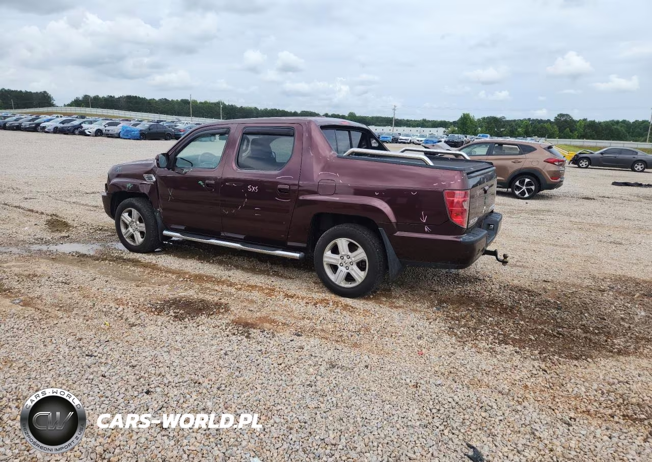 2010 Honda Ridgeline Rtl VIN:5FPYK1F56AB003887 - 2
