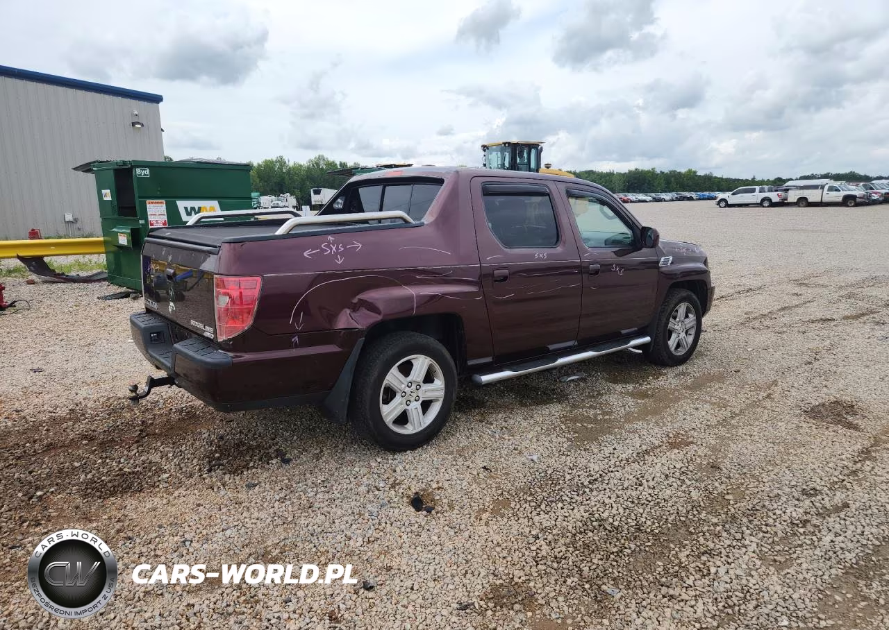2010 Honda Ridgeline Rtl VIN:5FPYK1F56AB003887 - 3