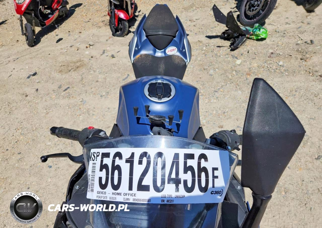 2023 Kawasaki Ex400 VIN:JKAEXKG14PDAK5317 - 5