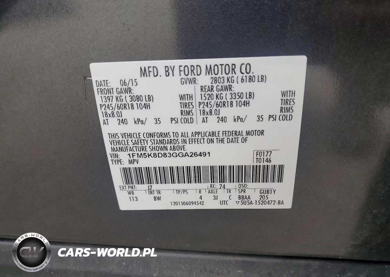 2016 Ford Explorer Xlt VIN:1FM5K8D83GGA26491 - 13