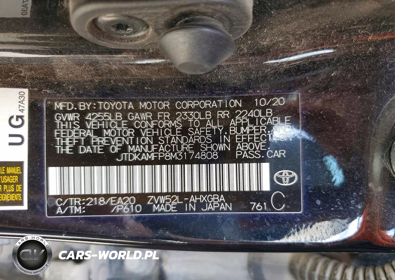 2021 Toyota Prius Prime Limited VIN:JTDKAMFP8M3174808 - 13