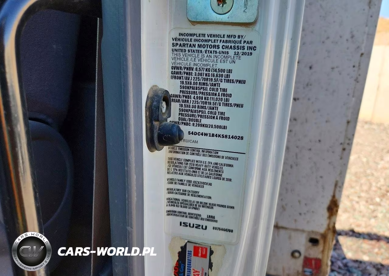 2019 Isuzu Npr Hd VIN:54DC4W1B4KS814028 - 12