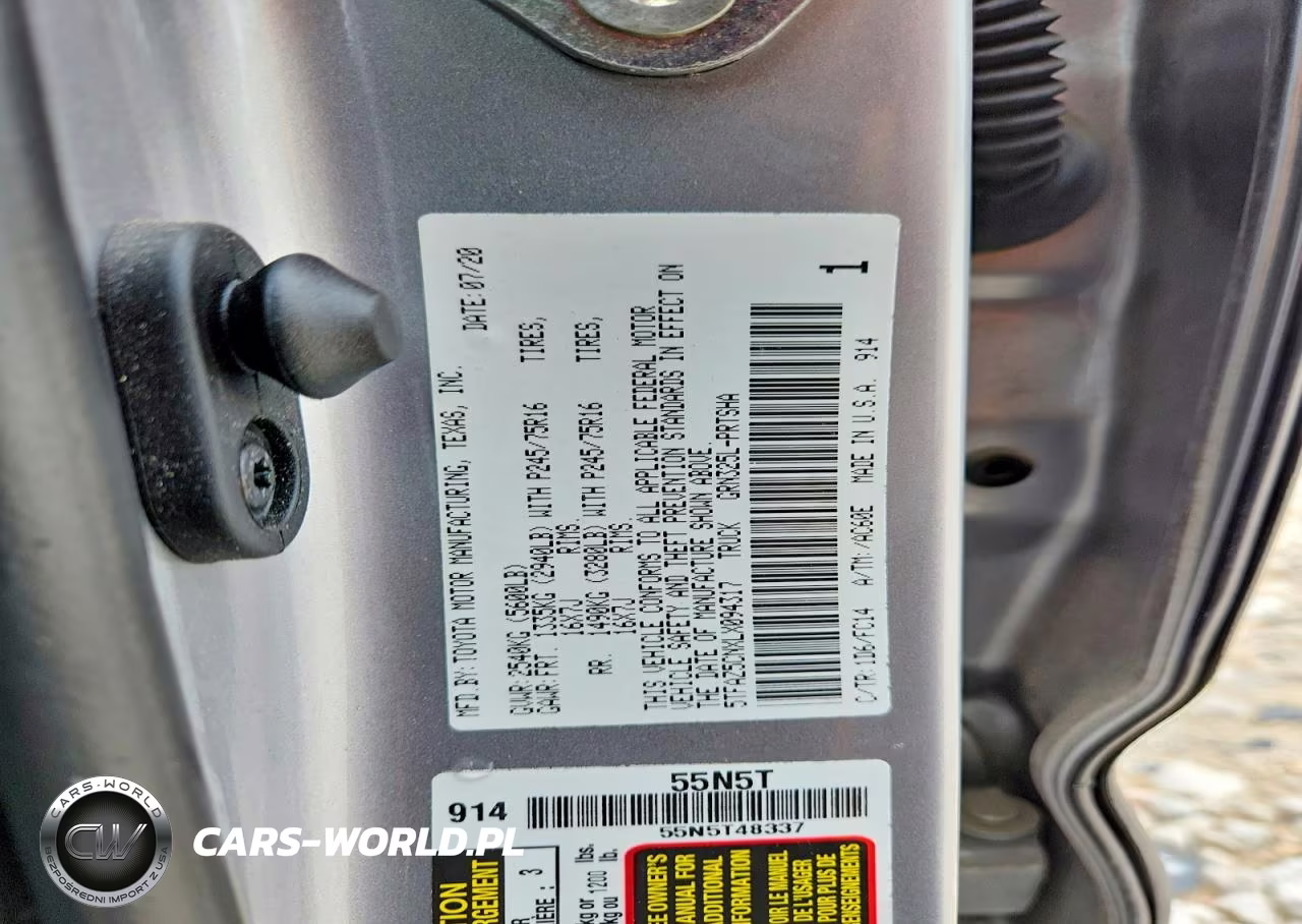 2020 Toyota Tacoma Sr5 V6 VIN:5TFAZ5CNXLX094317 - 13