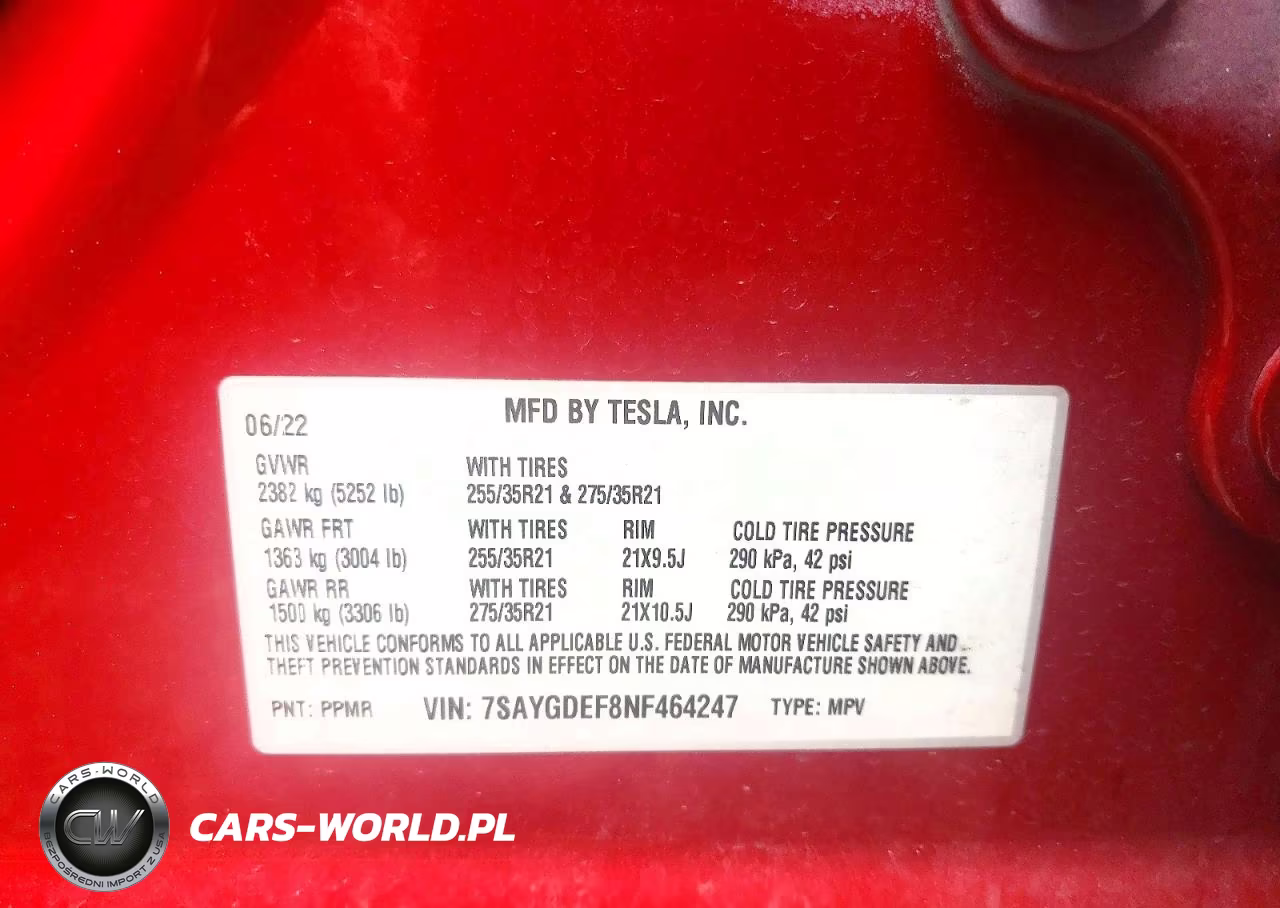 2022 Tesla Model Y VIN:7SAYGDEF8NF464247 - 13