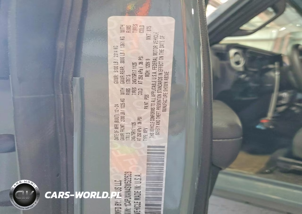 2025 Jeep Wrangler Sport VIN:1C4PJXAN4SW522628 - 12