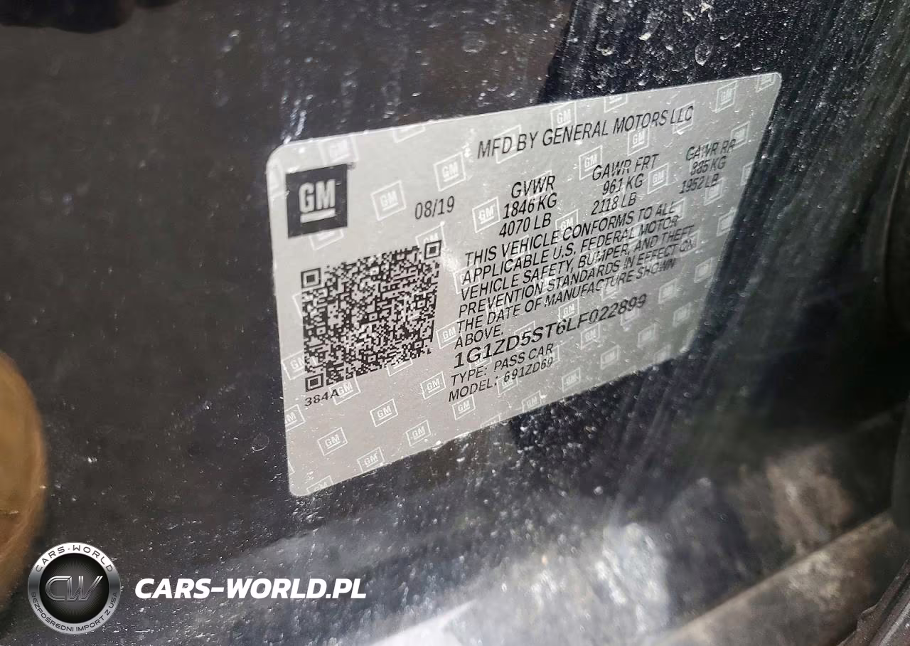 2020 Chevrolet Malibu Lt VIN:1G1ZD5ST6LF022899 - 12