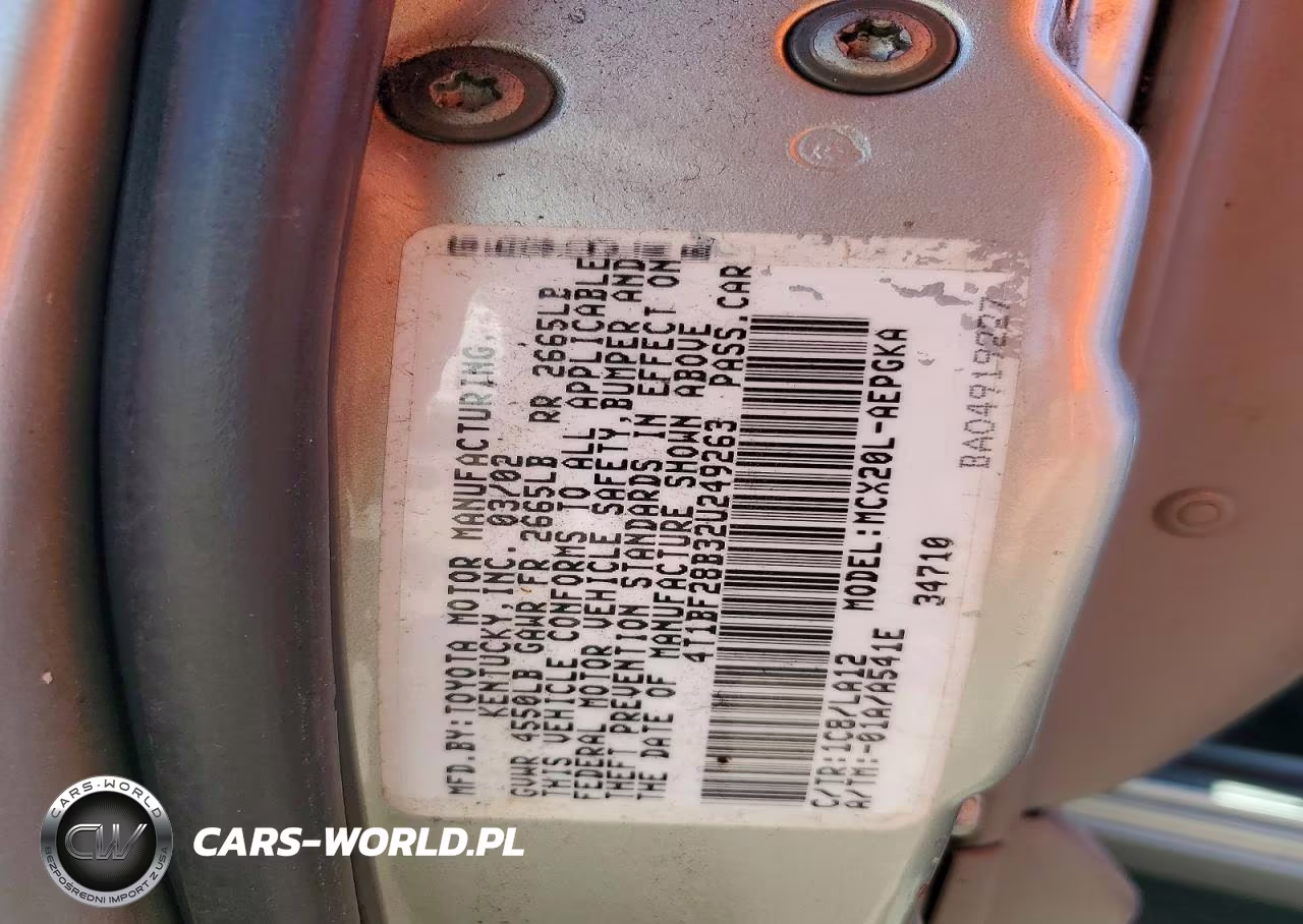 2002 Toyota Avalon Xls VIN:4T1BF28B32U249263 - 12