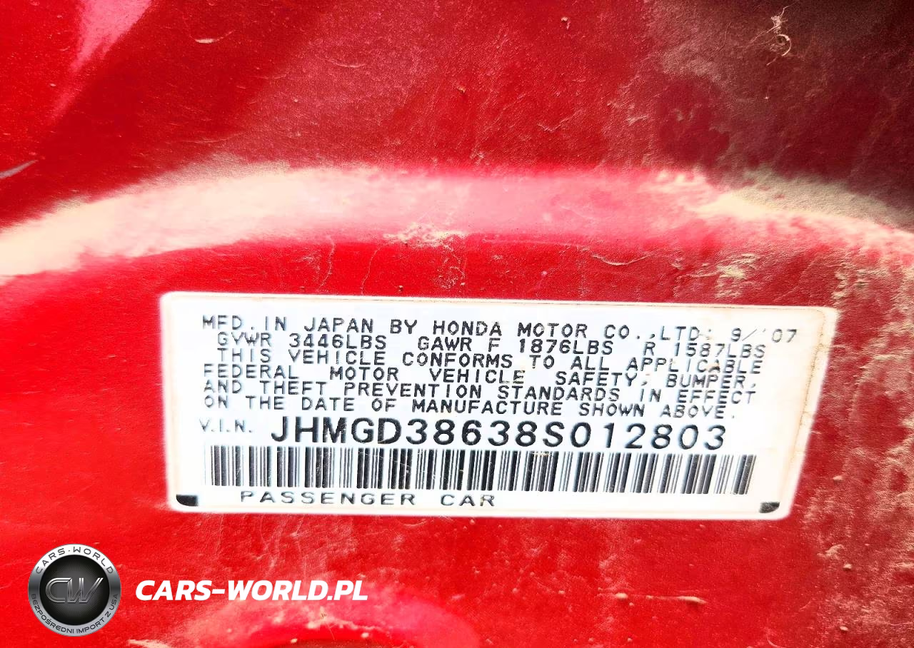 2008 Honda Fit Sport VIN:JHMGD38638S012803 - 13