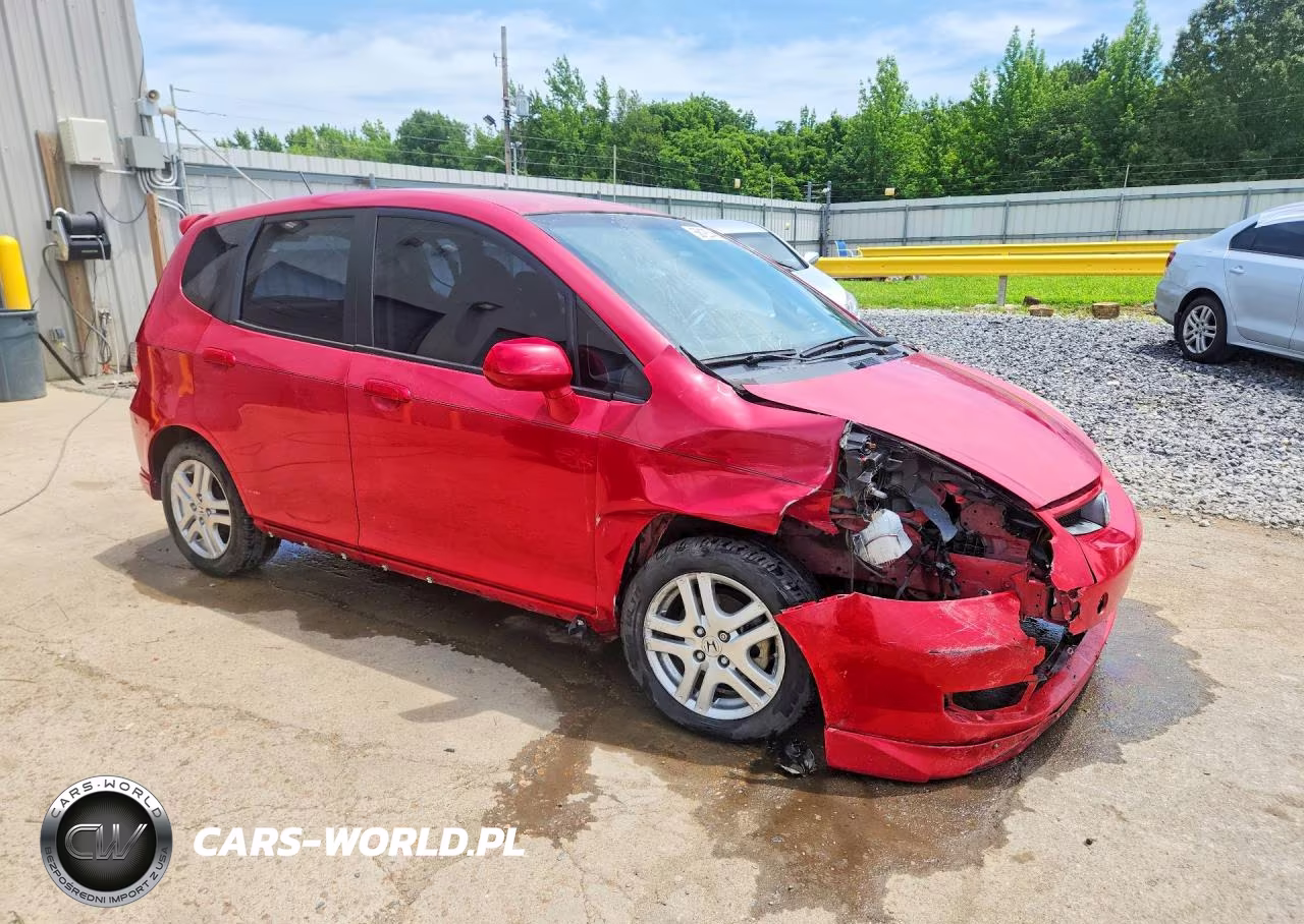 2008 Honda Fit Sport VIN:JHMGD38638S012803 - 4