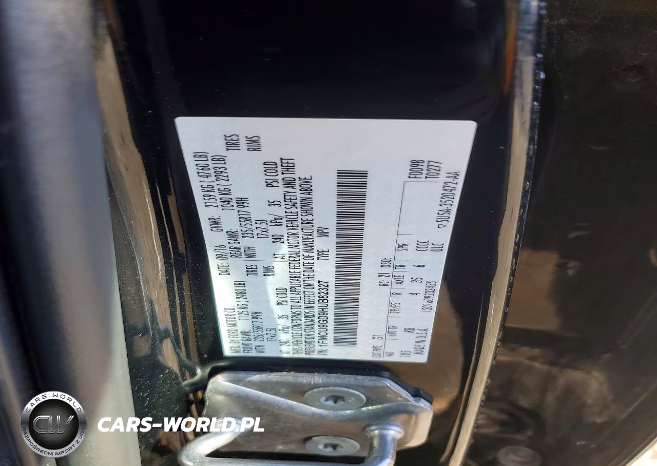 2017 Ford Escape Se VIN:1FMCU9GD9HUB82327 - 12