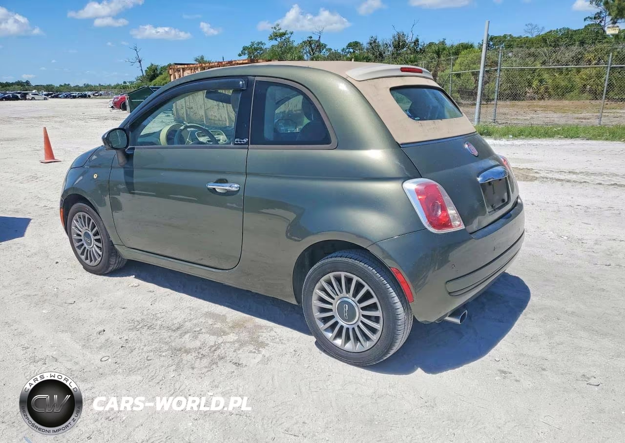 2012 Fiat 500 Pop VIN:3C3CFFDR5CT330767 - 2