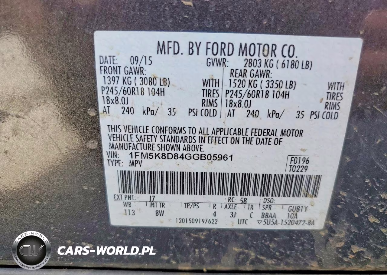 2016 Ford Explorer Xlt VIN:1FM5K8D84GGB05961 - 13