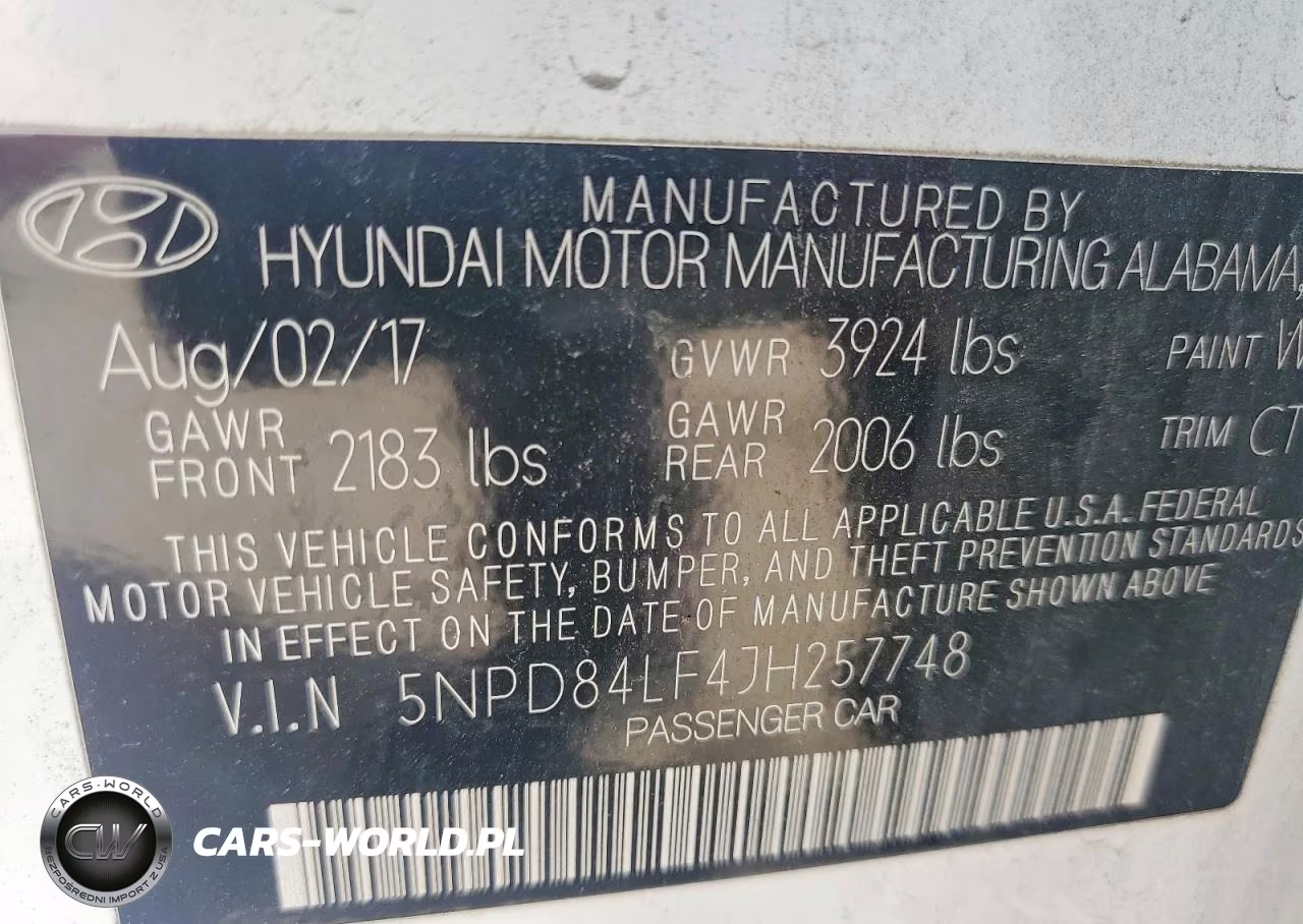 2018 Hyundai Elantra Sel VIN:5NPD84LF4JH257748 - 12