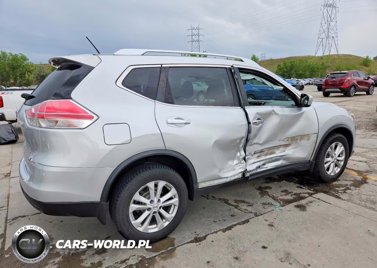 2015 Nissan Rogue Sv VIN:KNMAT2MV9FP555428 - 3