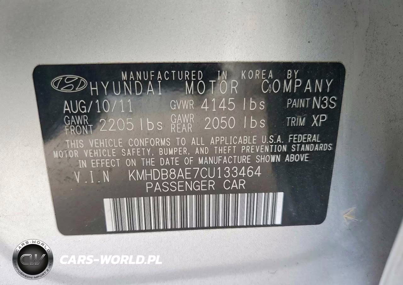 2012 Hyundai Elantra Touring Gls VIN:KMHDB8AE7CU133464 - 12