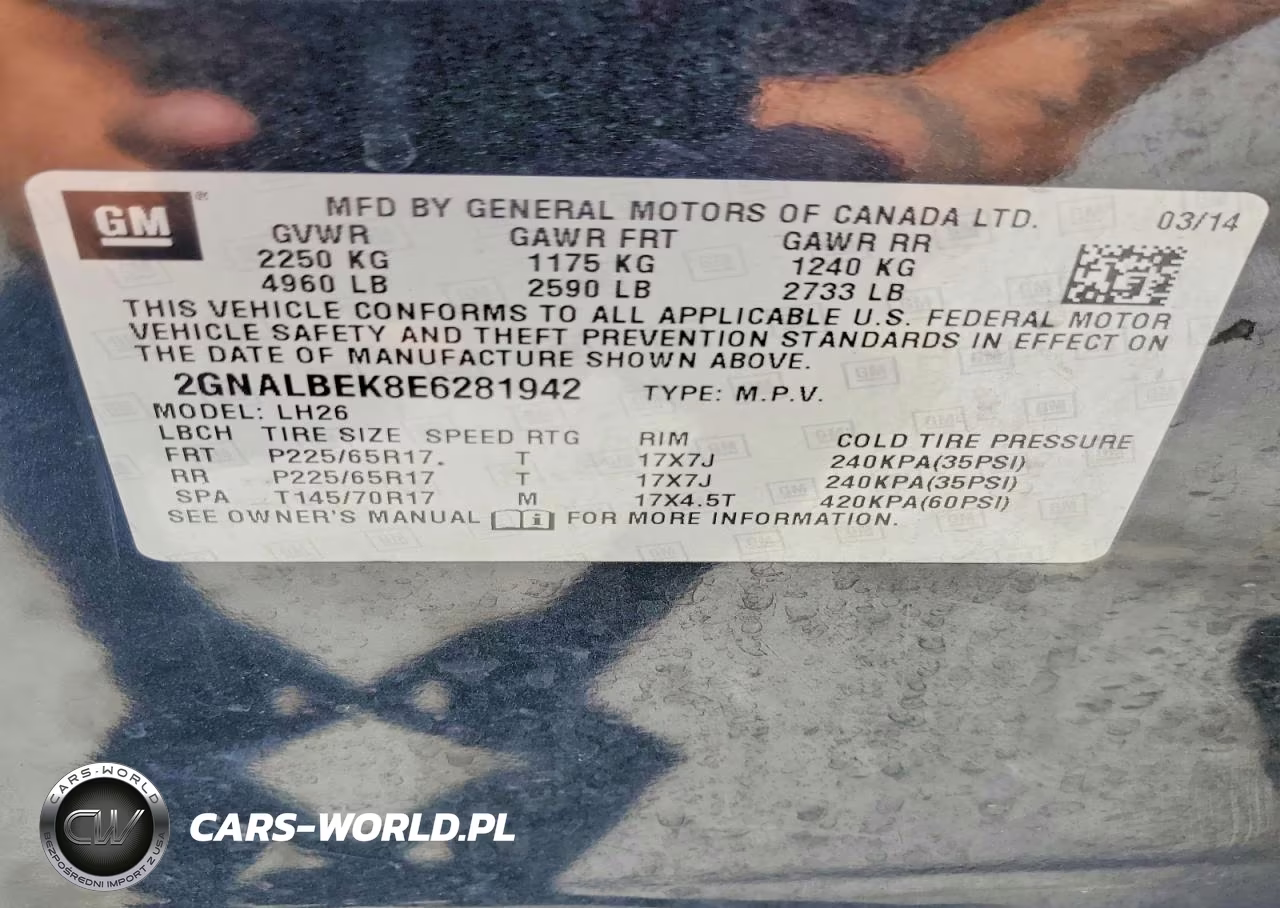 2014 Chevrolet Equinox Lt VIN:2GNALBEK8E6281942 - 13