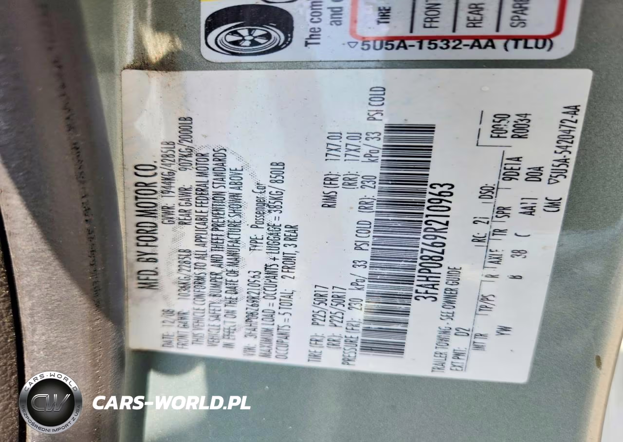 2009 Ford Fusion Sel VIN:3FAHP08Z69R210963 - 12