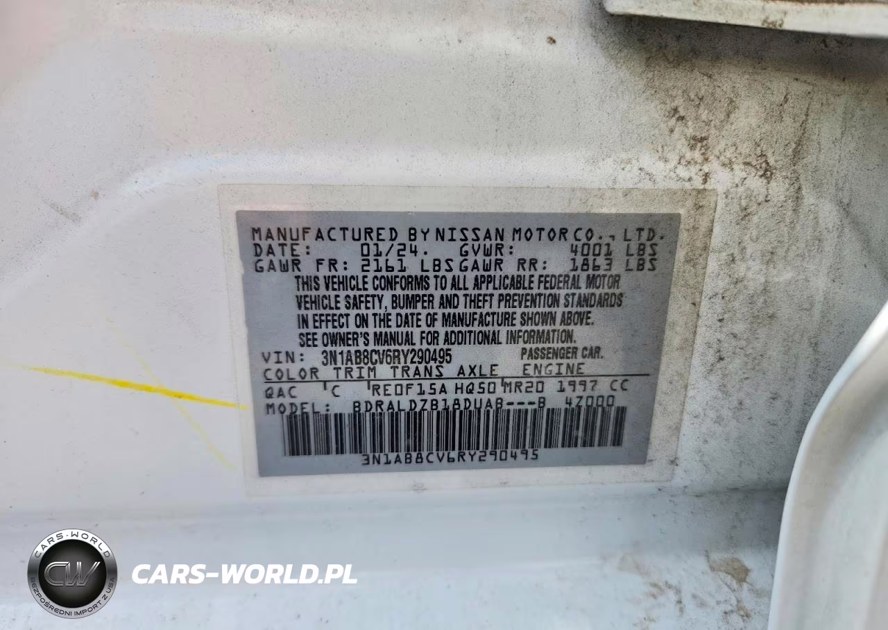 2024 Nissan Sentra Sv VIN:3N1AB8CV6RY290495 - 13