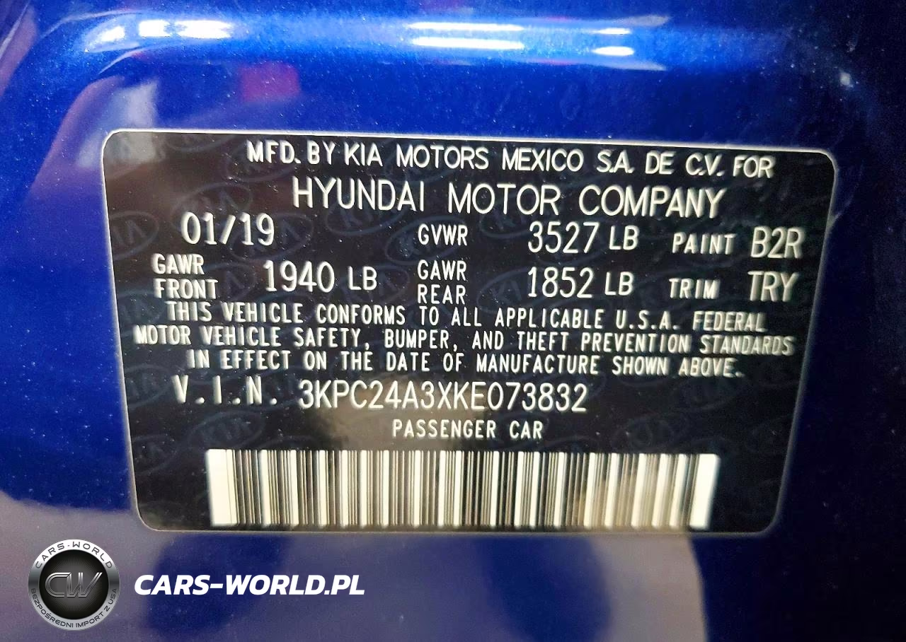2019 Hyundai Accent Sel VIN:3KPC24A3XKE073832 - 12