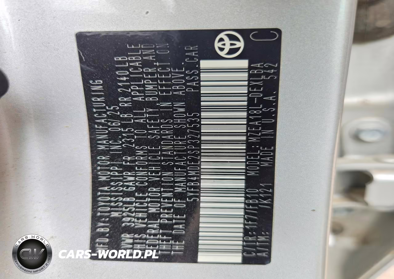 2025 Toyota Corolla Le VIN:5YFB4MDE2SP327535 - 12