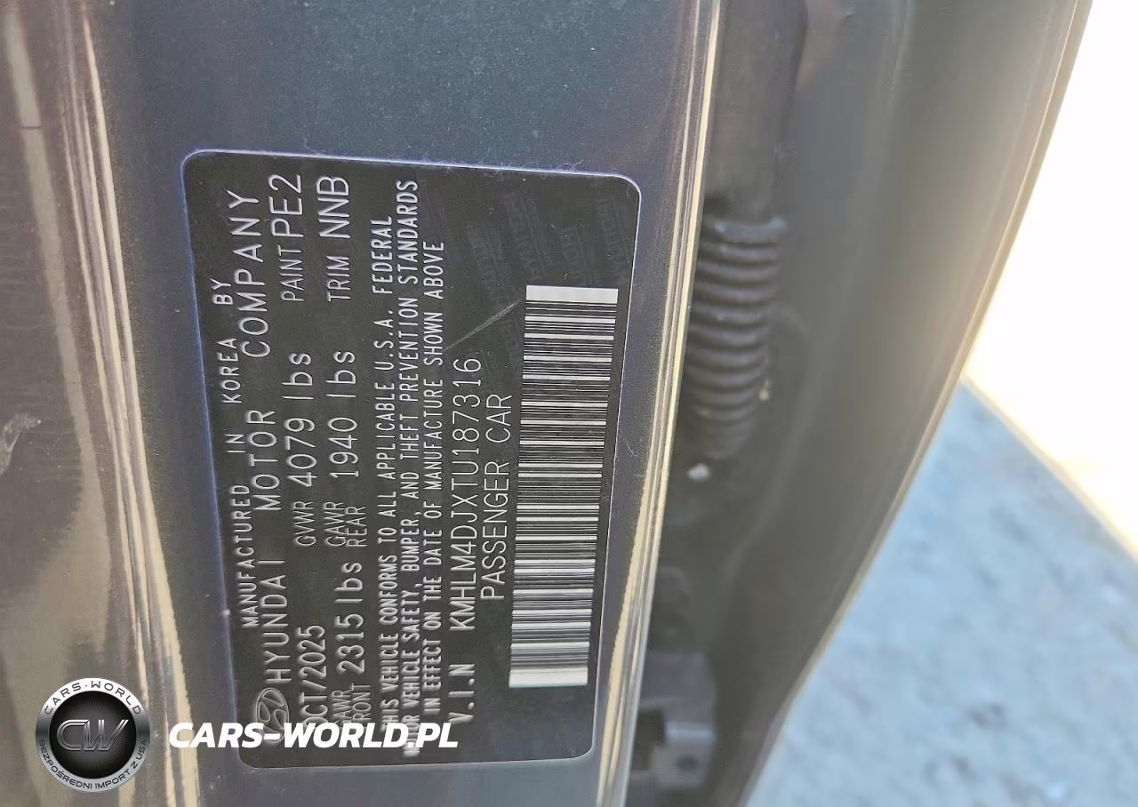 2026 Hyundai Elantra Hybrid Blue VIN:KMHLM4DJXTU187316 - 12