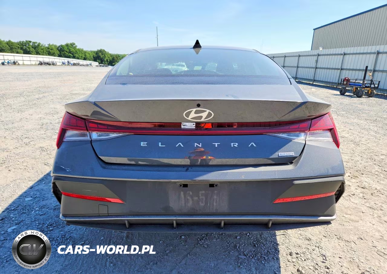 2026 Hyundai Elantra Hybrid Blue VIN:KMHLM4DJXTU187316 - 6