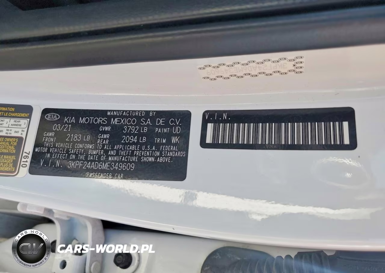 2021 Kia Forte Lxs VIN:3KPF24AD6ME349609 - 13