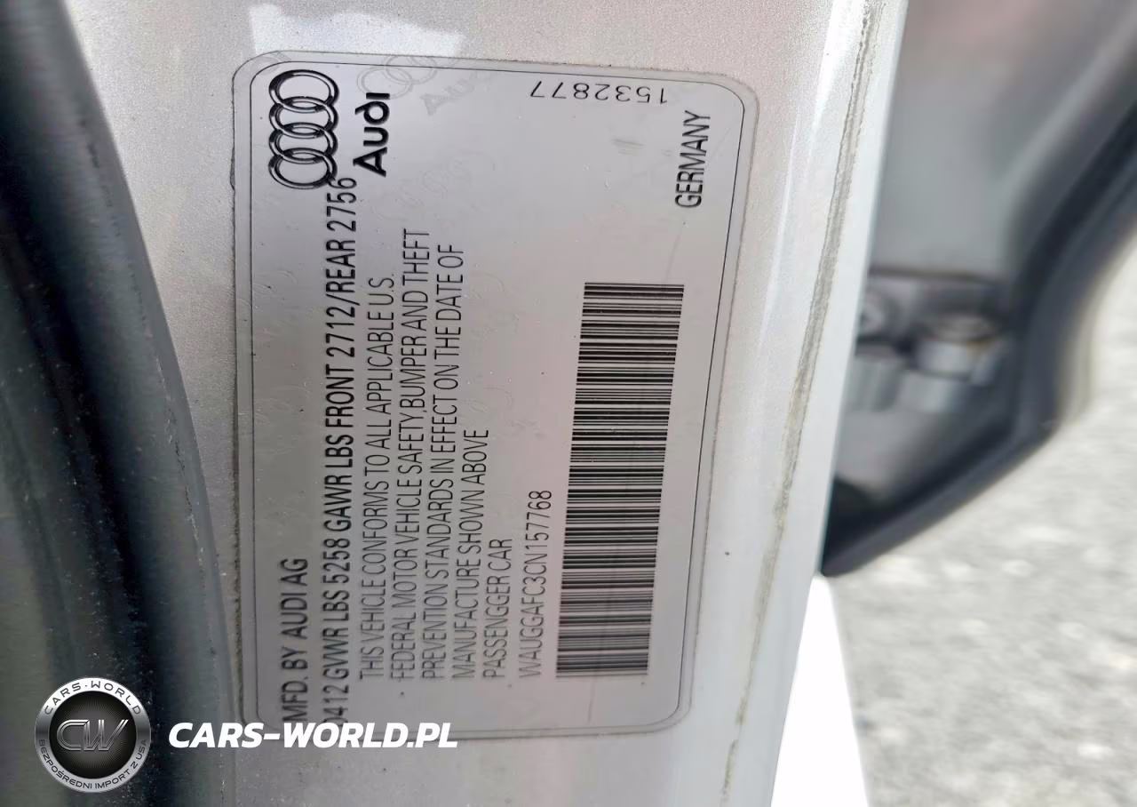2012 Audi A6 Premium Plus VIN:WAUGGAFC3CN157768 - 12