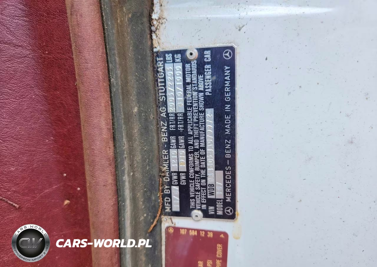 1988 Mercedes-Benz 560 Sl VIN:WDBBA48D5JA079972 - 12