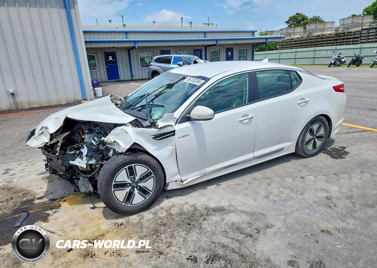 2013 Kia Optima Hybrid VIN:KNAGM4AD9D5044841 - 1