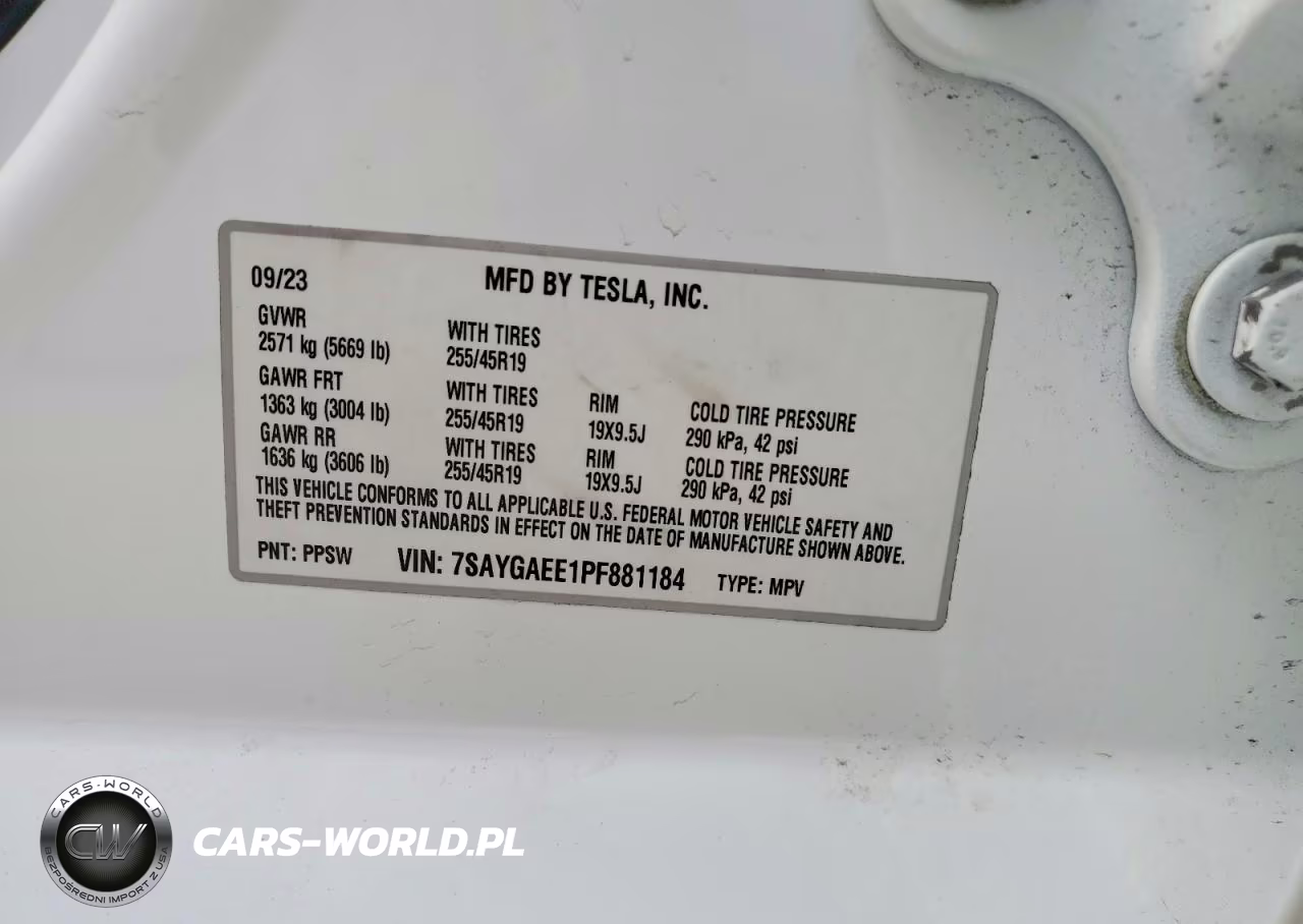 2023 Tesla Model Y VIN:7SAYGAEE1PF881184 - 13