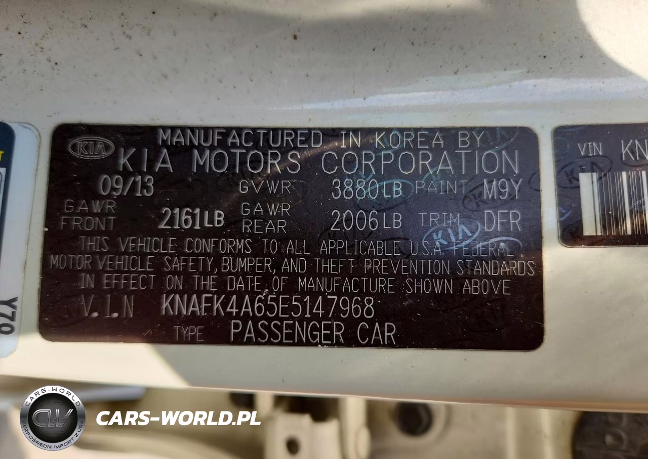 2014 Kia Forte Lx VIN:KNAFK4A65E5147968 - 12
