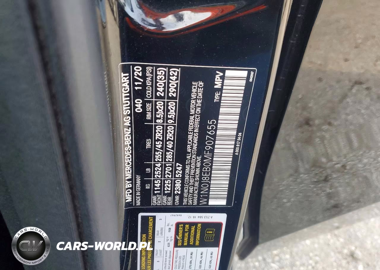 2021 Mercedes-Benz Glc Coupe 300 4Matic VIN:W1N0J8EB0MF907655 - 13