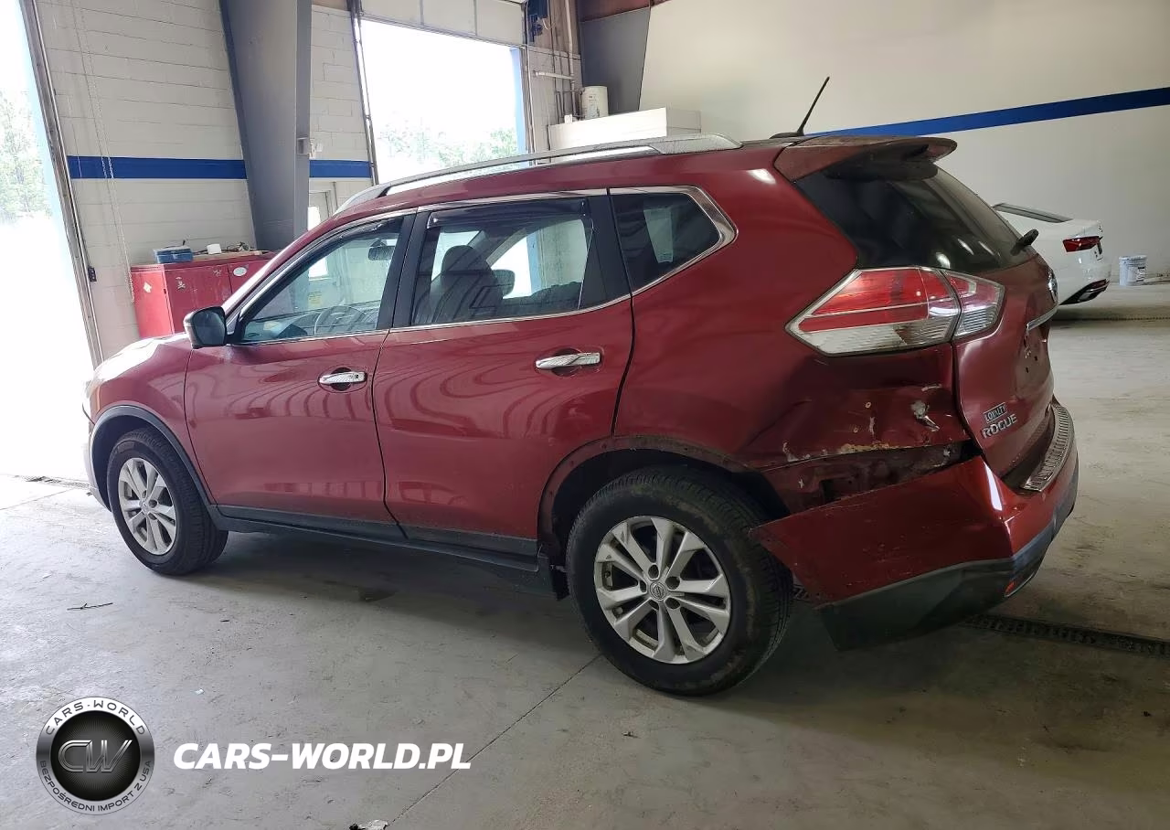 2015 Nissan Rogue Sv VIN:KNMAT2MV7FP506034 - 2