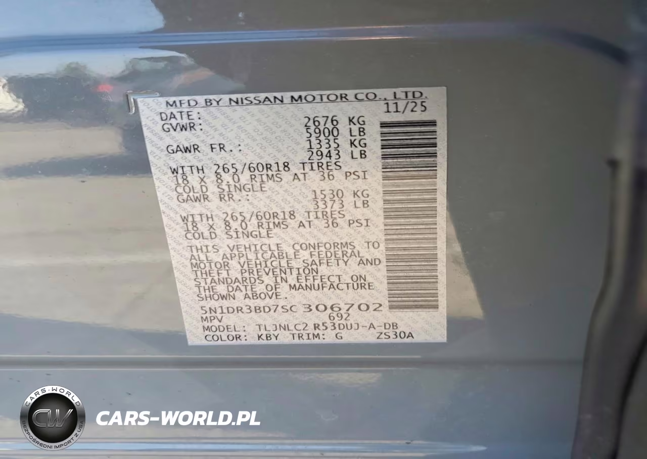 2025 Nissan Pathfinder Rock Creek VIN:5N1DR3BD7SC306702 - 13