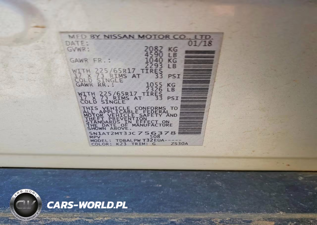 2018 Nissan Rogue S VIN:5N1AT2MT3JC756378 - 13