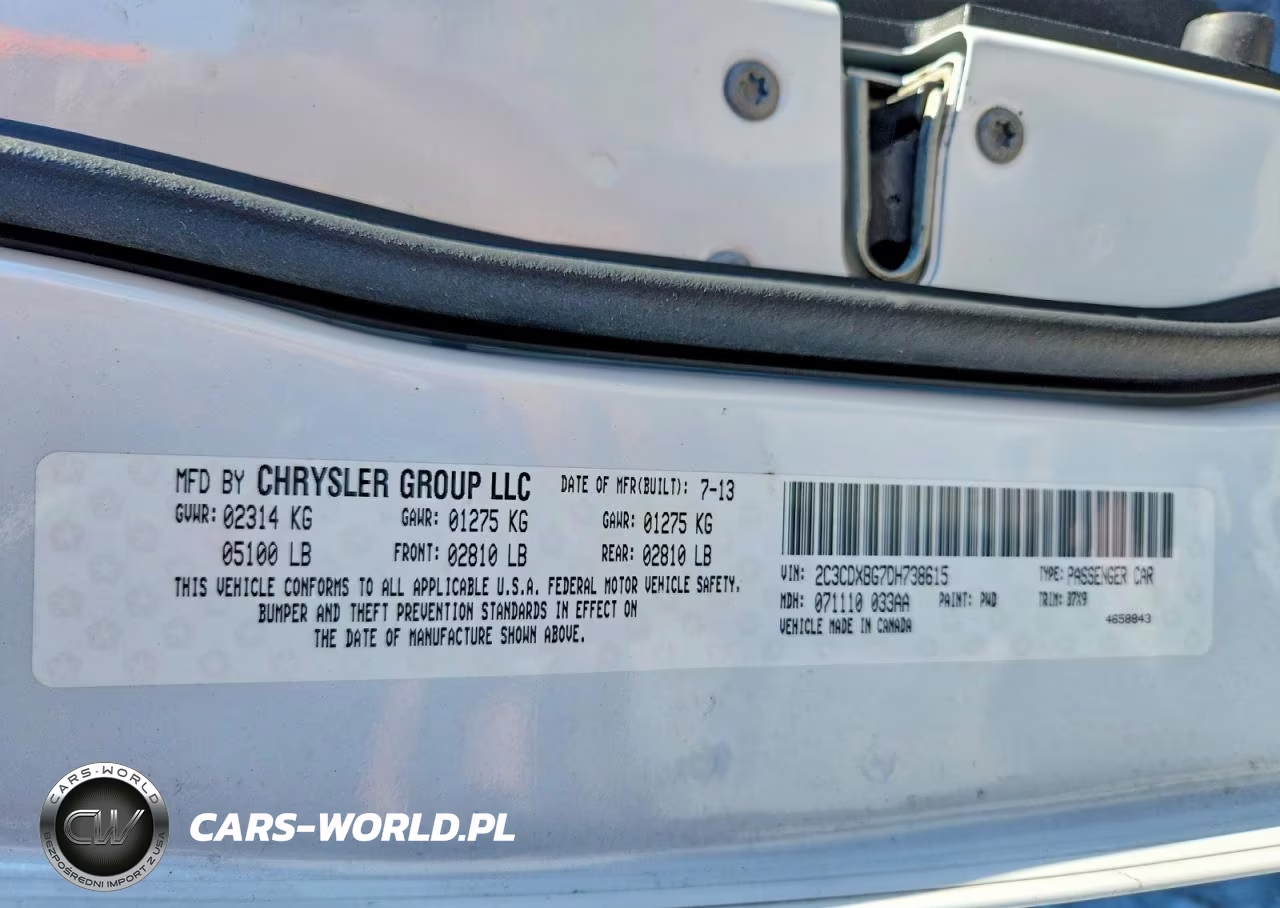 2013 Dodge Charger Se VIN:2C3CDXBG7DH738615 - 12