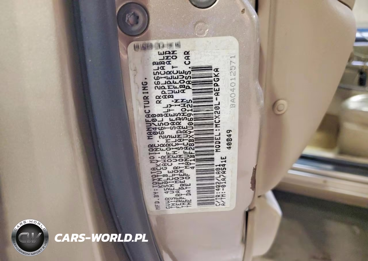 2000 Toyota Avalon Xls VIN:4T1BF28BXYU069125 - 13