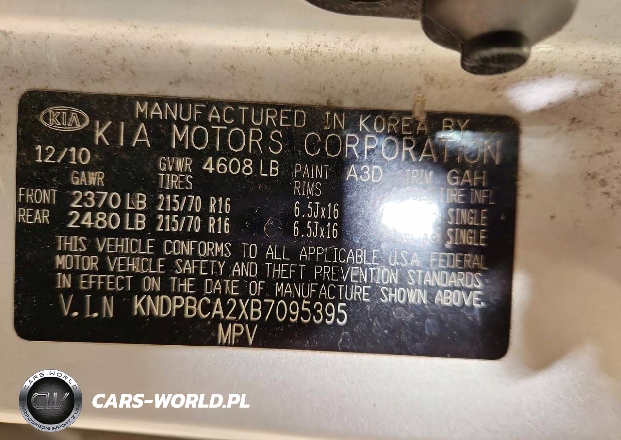 2011 Kia Sportage Lx VIN:KNDPBCA2XB7095395 - 13