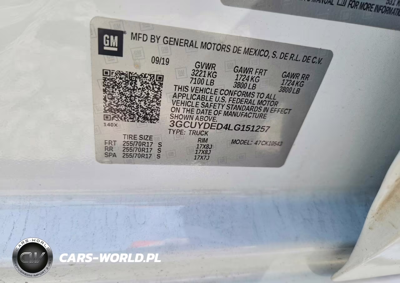 2020 Chevrolet Silverado K1500 Lt VIN:3GCUYDED4LG151257 - 12